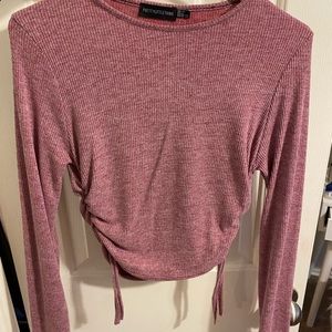 Pretty little thing pink crop top
